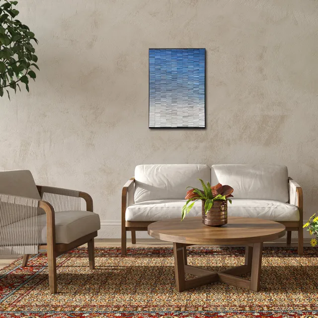 【御畫房】當代國家級展覽畫家 抽象系列手繪油畫70×100cm(DB-146)