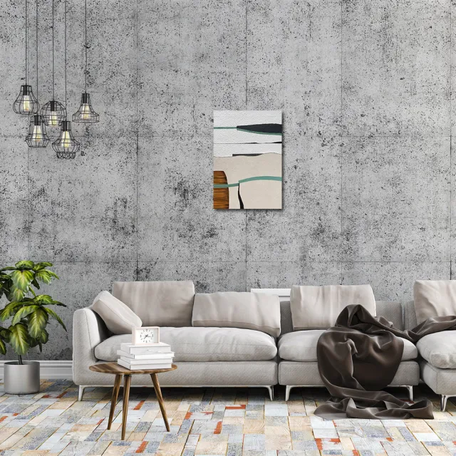 【御畫房】當代國家級展覽畫家 抽象系列手繪油畫70×100cm(DB-145)