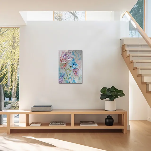 【御畫房】當代國家級展覽畫家 抽象系列手繪油畫70×100cm(DB-155)