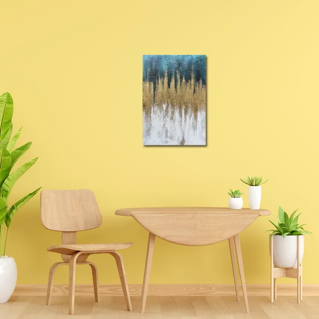 【御畫房】當代國家級展覽畫家 抽象系列手繪油畫70×100cm(DB-151)