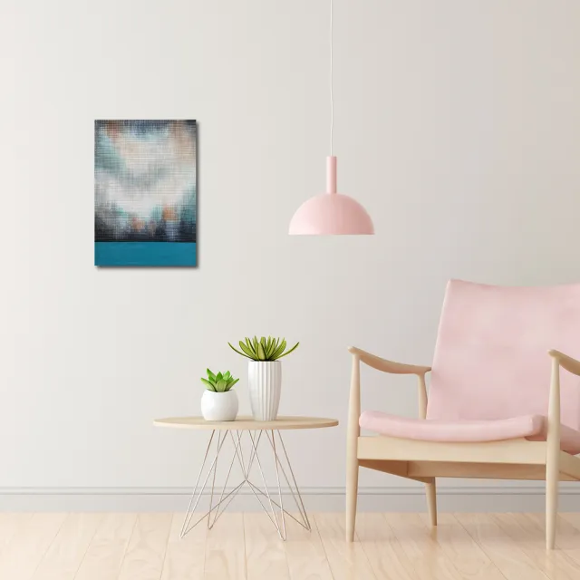 【御畫房】當代國家級展覽畫家 抽象系列手繪油畫70×100cm(DB-157)