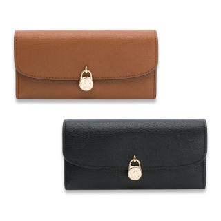 【Michael Kors】HAMILTON荔枝紋鎖頭掀蓋式長夾(多款任選)