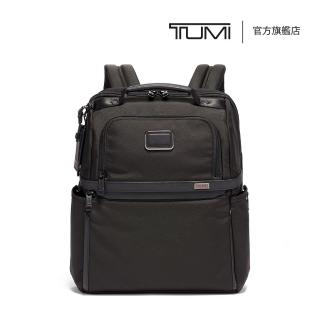 【TUMI】Alpha 彈道尼龍輕巧商務揹包 - 黑色(TUMI 官方旗艦店)