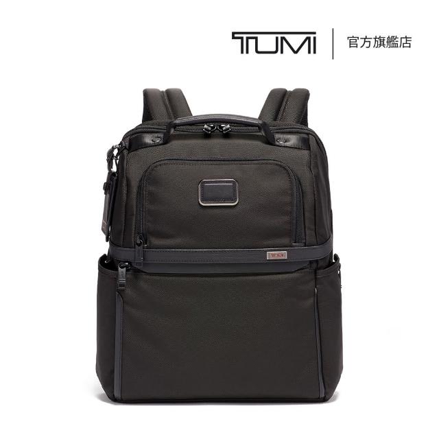 【TUMI】Alpha 彈道尼龍輕巧商務背包 - 黑色(TUMI 官方旗艦店)