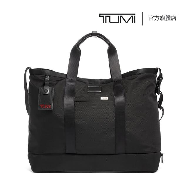 【TUMI】Alpha 彈道尼龍休閒托特包 - 黑(TUMI 官方旗艦店)