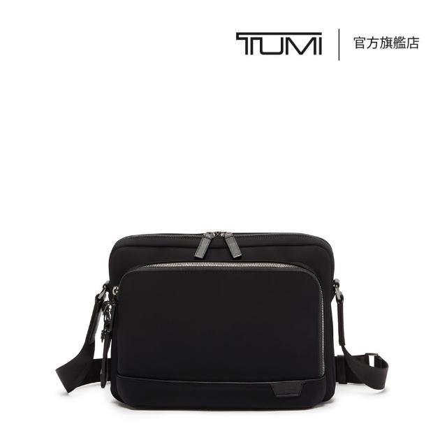 【TUMI】Harrison Leo 休閒簡約斜背包 - 黑色(TUMI 官方旗艦店)