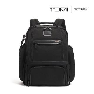 【TUMI】Alpha 彈道尼龍旅行收納揹包 - 黑(TUMI 官方旗艦店)
