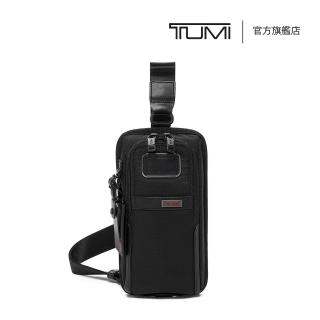 【TUMI】Alpha 彈道尼龍輕便休閒單肩揹包 - 黑(TUMI 官方旗艦店)