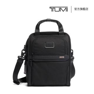 【TUMI】Alpha 彈道尼龍旅行 2 way 手提斜揹包 - 黑(TUMI 官方旗艦店)