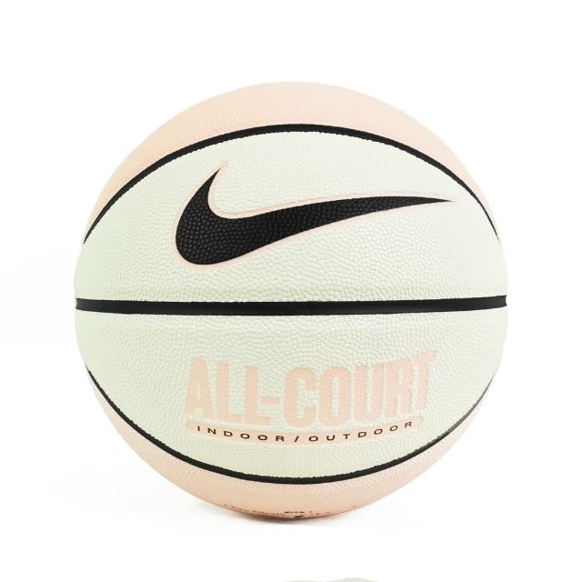 【NIKE 耐吉】Everyday All Court 籃球 7號球 橡膠 控球準 室內外 粉白(DO8258-138)