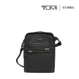 【TUMI】Alpha Organizer 彈道尼龍旅行斜揹包 - 黑色(TUMI 官方旗艦店)