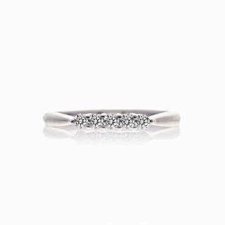 【One&Only Diamond】最白D色 18K金 0.18ct 白金 天然鑽石 (Esther 以斯帖鑽石戒指)(母親節禮物)