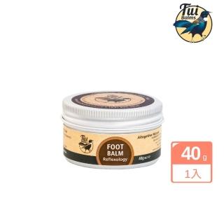 【TuiBalms】紐西蘭蜜雀足部減壓軟化腳皮按摩精油蜂蠟膏 40g鋁罐裝(精油膏 溫和舒緩放鬆疲憊雙腳)