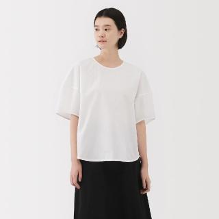 【MUJI 無印良品】女涼感短袖套衫(共4色)