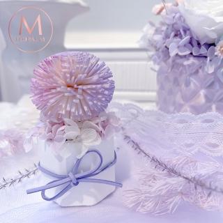 【Floral M】彩虹泡泡香氛擴香花紫色(擴香花/香氛花/花禮/香水精油/居家香氛/桌上裝飾送禮)