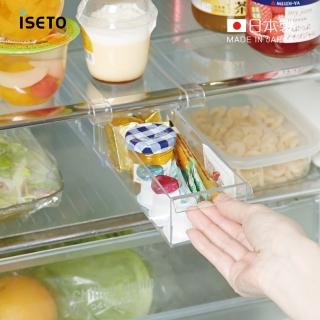 【ISETO 伊勢藤】日製懸掛式冰箱抽屜儲物盒-窄版(置物盒/抽屜盒/雜物盒/冰箱儲物/雜物收納)