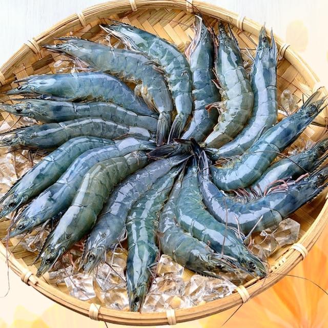 【鮮綠生活】嚴選野放活凍超大白蝦 1.8kg-二款組合重量任選(總重 1.8kg/組)