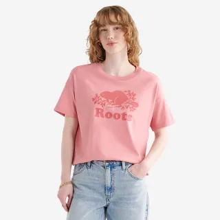 【Roots】Roots女裝- RELAXED COOPER 短袖上衣(粉色)