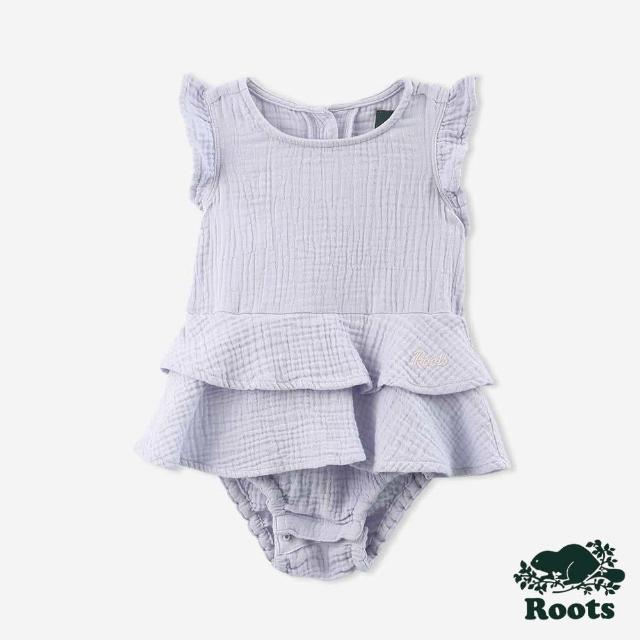 【Roots】Roots 嬰兒-ISLA RUFFLE 洋裝(紫色)