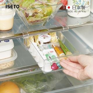 【ISETO 伊勢藤】日製懸掛式冰箱抽屜儲物盒-寬版(置物盒/抽屜盒/雜物盒/冰箱儲物/雜物收納)