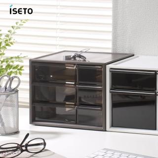 【ISETO 伊勢藤】日製桌上分類抽屜收納盒-S-2色可選(分類盒/置物盒/抽屜盒/零件盒/飾品盒)