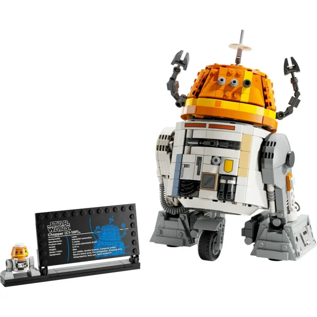 【LEGO 樂高】星際大戰系列 75416 小鐵 C1-10P 宇航機器人(星戰 居家擺設 積木 兒童玩具)