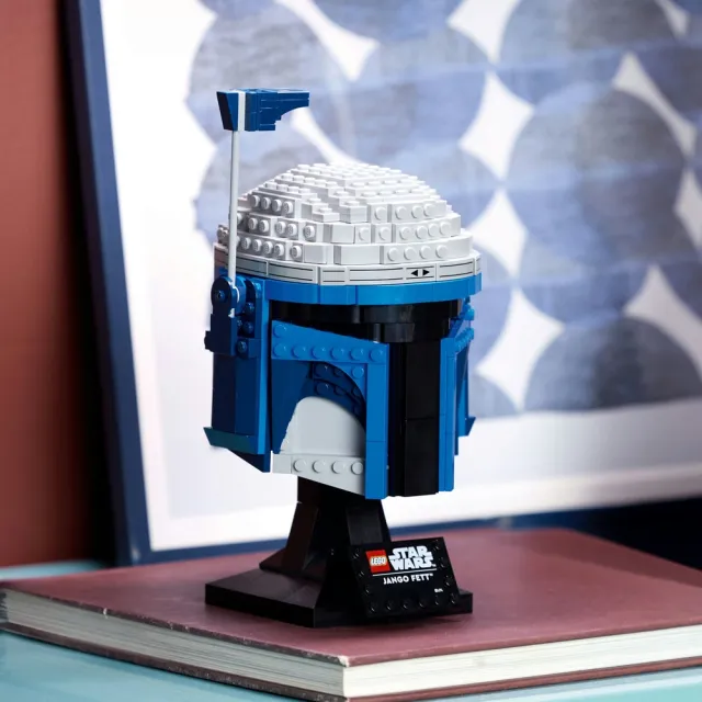 【LEGO 樂高】星際大戰系列 75408 強格費特 頭盔(星戰 居家擺設 積木 玩具模型)