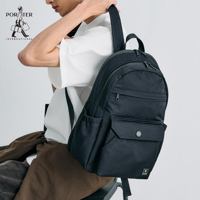 【PORTER INTERNATIONAL】精粹休閒LAPSE後背包(黑)