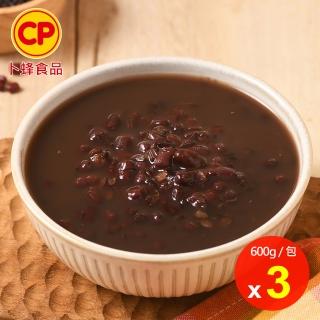 【卜蜂】無新增 萬丹紅豆紫米甜湯 超值3包組(600g/包 團購.居家料理.宴客.節慶必備)