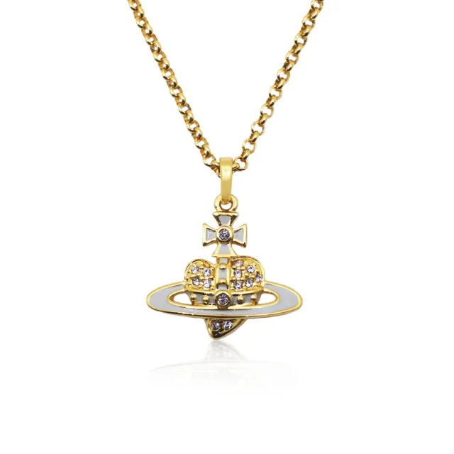 【Vivienne Westwood】母親節 送禮 經典閃耀水晶行星土星 項鍊/耳環/手鍊(多款可選)