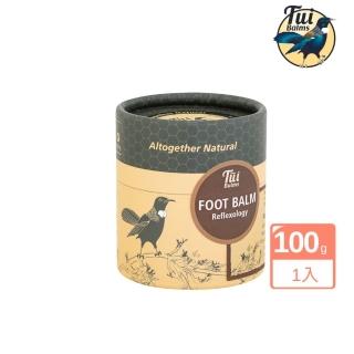 【TuiBalms】紐西蘭蜜雀足部減壓軟化腳皮按摩精油蜂蠟膏 100g紙板裝(精油膏 溫和舒緩放鬆疲憊雙腳)