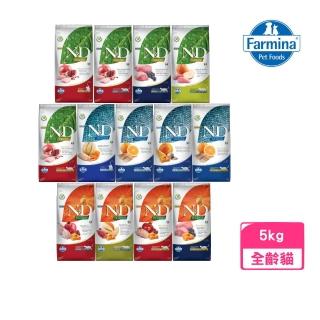 【義大利Farmina法米納】無穀系列貓糧 5kg/11lb（頂級/海洋/南瓜）(貓飼料、貓乾糧)