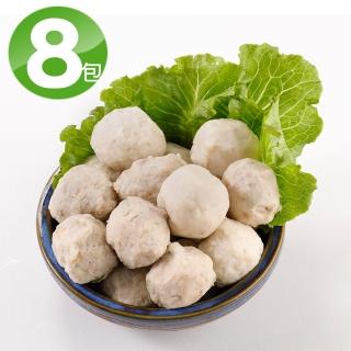 【華得水產】東港黑鮪魚丸8包組(300g/包)