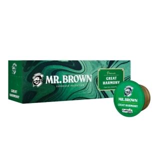 【MR.BROWN 伯朗】芳醇盛典義式咖啡膠囊(10入/盒)