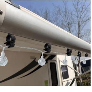 【May Shop】5入一組 戶外遮陽棚晾衣汽車天幕掛鉤Awning Clip露營露營車邊帳掛鉤(5入一組)