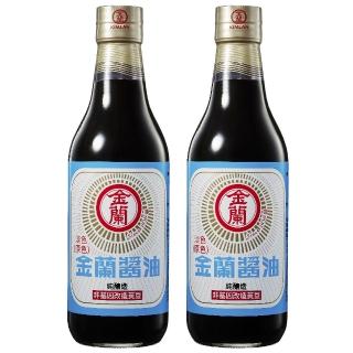【金蘭食品】淡色醬油590ml x2入(純釀造/色澤溫和)