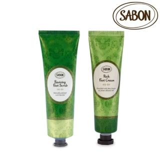 【SABON】官方直營 足部護理組(足部磨砂膏150ml+足部修護霜150ml)