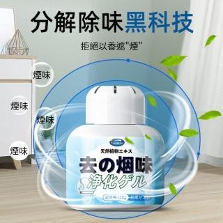 【潔淨專家】煙味淨化凝膠-3入組(除臭味神器 室內房間除異味 除味劑)