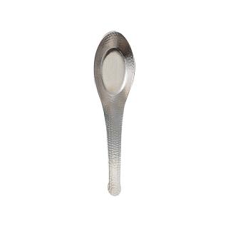 【SALUS】鎚目紋餐具-中華匙M(304不鏽鋼 中華湯匙 湯匙 日本製)