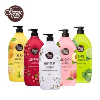 【ShowerMate】微風如沐 果香沐浴乳 1200g(沁萊姆/香甜柚/甜蜜桃/棉花籽/蔓越莓)
