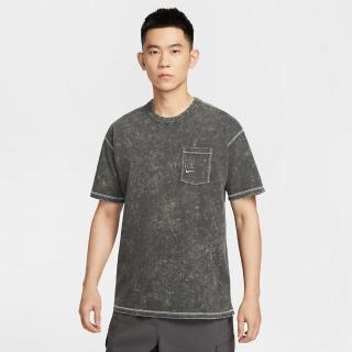 【NIKE 耐吉】短袖上衣 男 寬鬆 中磅 AS U NSW TEE M90 OC PK A LBR 煤黑 HJ0777-060