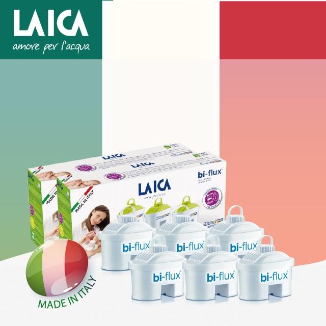 【LAICA 萊卡】bi-flux長效8周嬰兒&母親專用濾芯(義大利原裝進口 6入/盒)