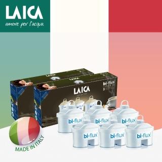 【LAICA 萊卡】bi-flux長效8周咖啡與茶專用濾芯(義大利原裝進口 6入/盒)