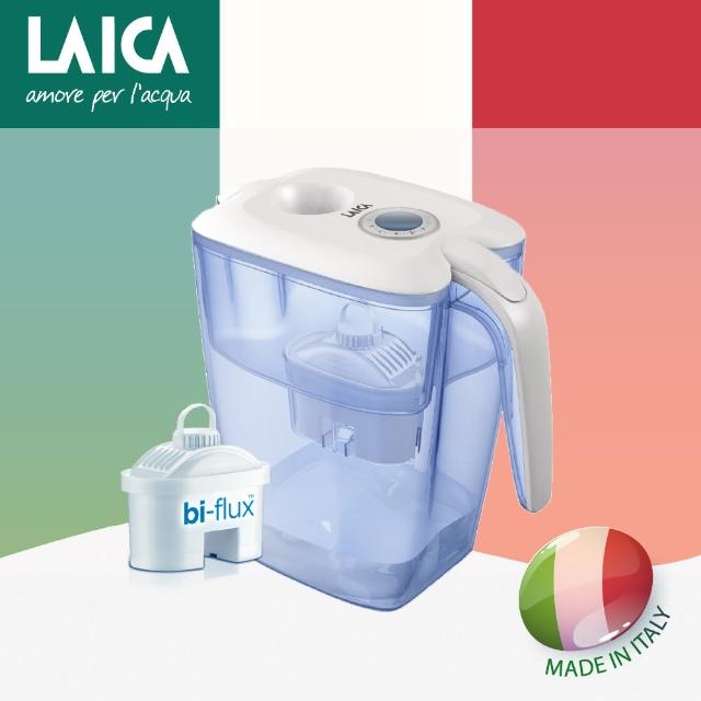 【LAICA 萊卡】3.7LVenezia高效雙流濾水壺(1壺1芯有效濾除水垢及重金屬)