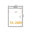 【必購網】TA-2089 直式透明證件套 100個/包(證件套 識別證套)