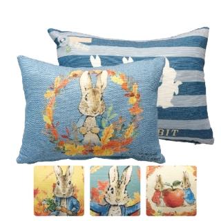 【PETER RABBIT 比得兔】雙面配色腰枕2件一組/隨機出貨(限時限量85折)
