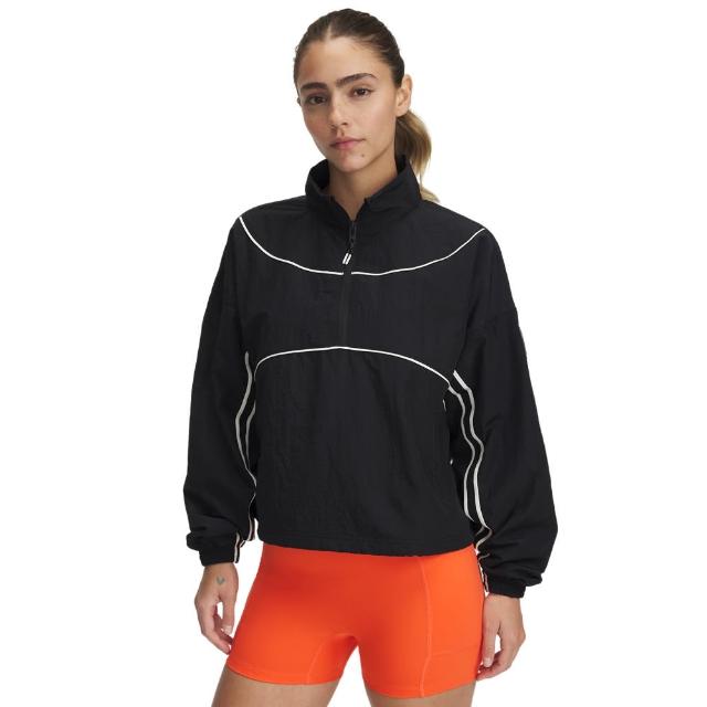 【UNDER ARMOUR】UA官方直營 女 RUN 96 Storm 防風外套_1389567-001(黑色)