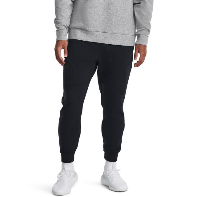 【UNDER ARMOUR】UA官方直營 男 Unstoppable Flc Joggers長褲_1379808-001(黑色)