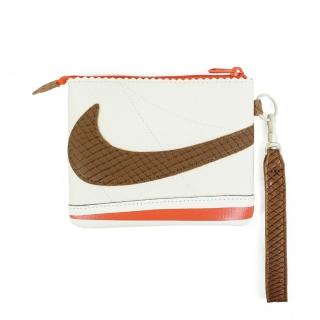【NIKE 耐吉】Icon Cortez Snake 手腕包 手拿包 零錢包 米 棕 橘(IF1670-120)