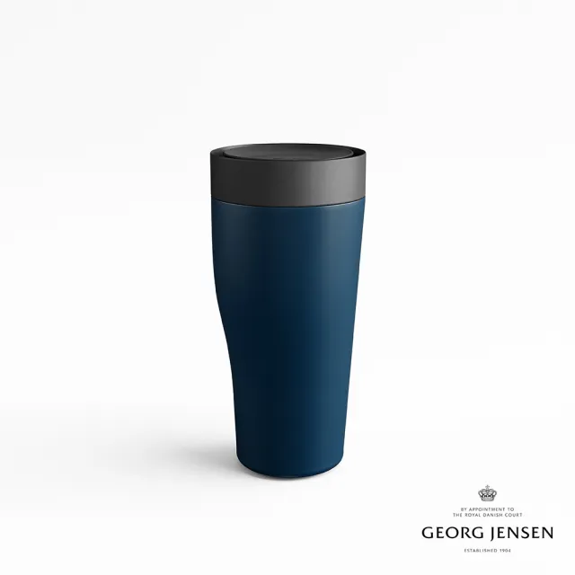【Georg Jensen 喬治傑生】SKY 保溫杯 藍色(不鏽鋼 塑膠)